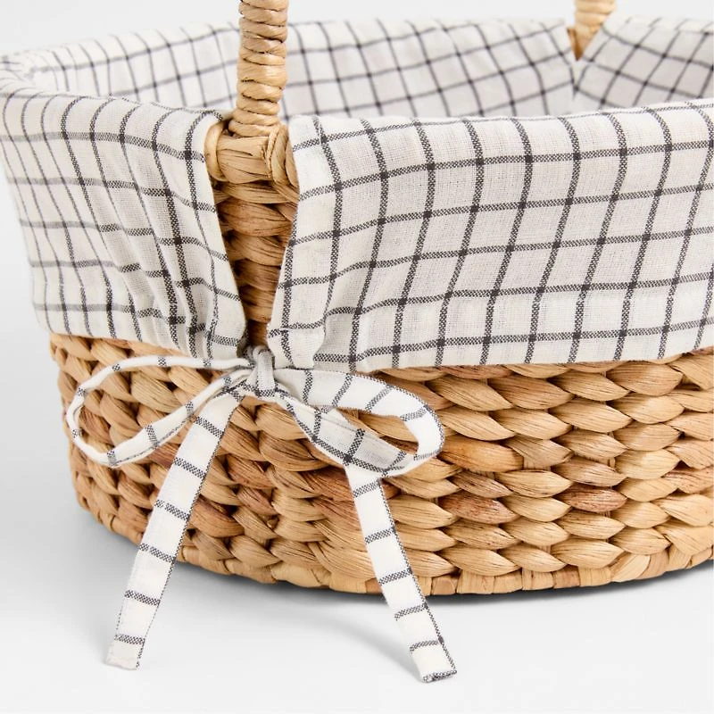 Mini Stax Alabaster Ivory Kids Easter Basket Liner