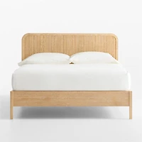 Mira Cerused Natural Oak Kids Full Bed