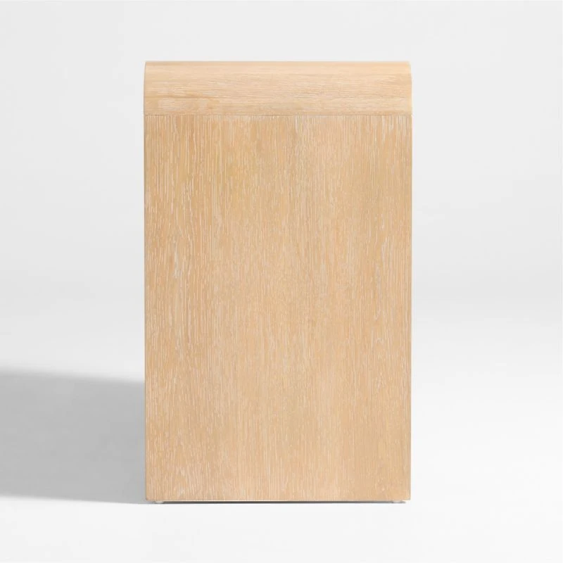 Mira 52" Natural Oak Wood Wide 6-Drawer Kids Dresser