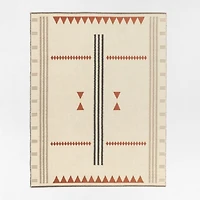Mirror Pattern Brulee Brown Chenille Kids Area Rug 5'x8'