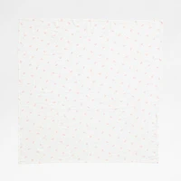 Mixed Print Pink Organic Cotton Gauze Baby Swaddle Blankets, Set of 3