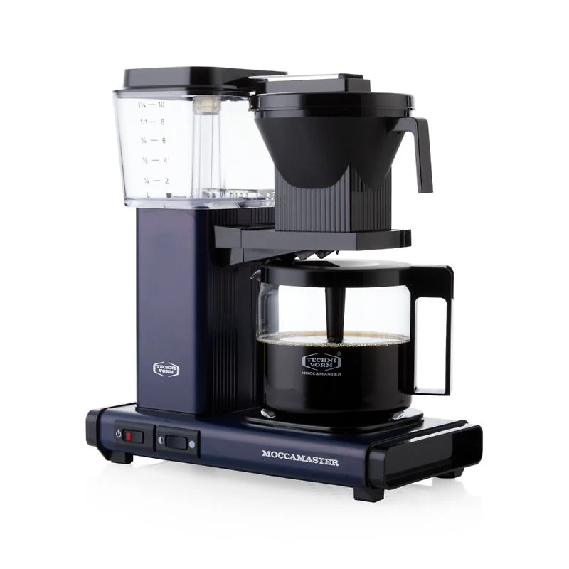 Moccamaster KBGV Select Glass Brewer 10-Cup Midnight Blue Coffee Maker