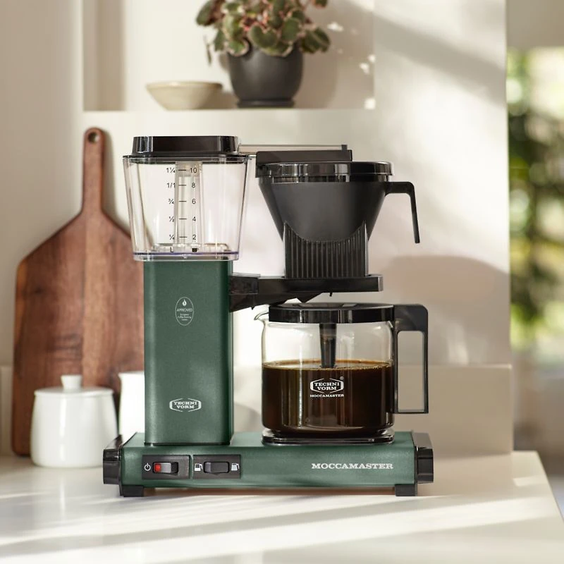 Moccamaster KBGV Glass Brewer 10-Cup Juniper Coffee Maker