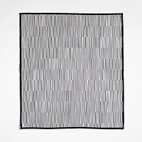 Modern Check Black Recycled Kitchen Towels, Set of 2