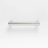 Modern 3" Flat-End Polished Chrome Cabinet Drawer Bar Pull