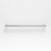 Modern 6" Flat-End Polished Chrome Cabinet Drawer Bar Pull
