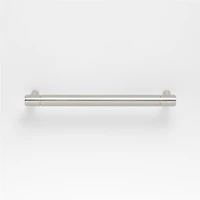 Modern 5" Flat-End Brushed Nickel Cabinet Drawer Bar Pull