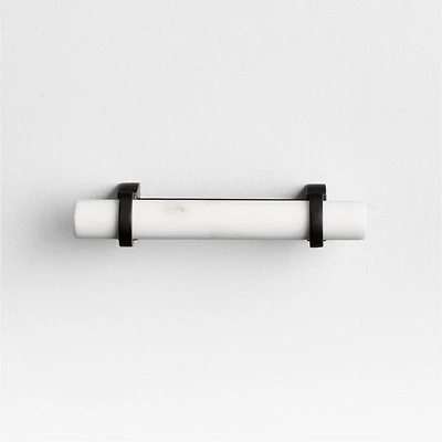 Modern Marble Black Cabinet Drawer Bar Pull 3"