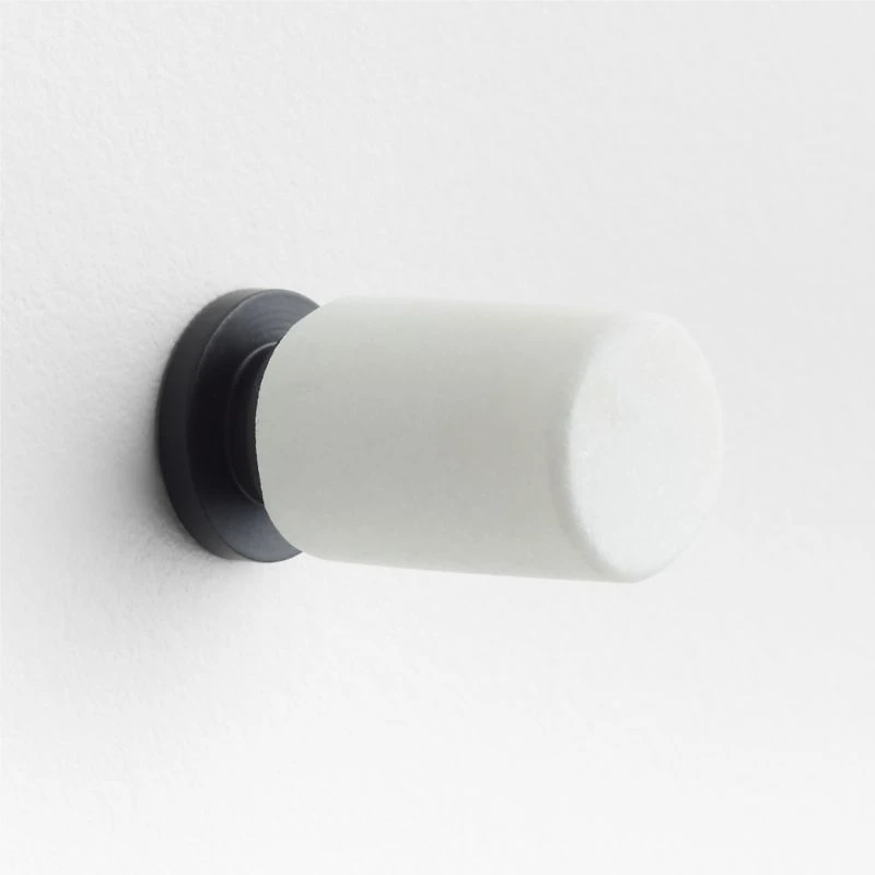 Modern Marble Black Cabinet Knob