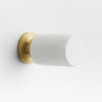 Modern Marble Black Cabinet Knob