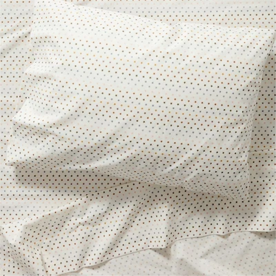 Modern Star Kids Organic Brushed Cotton Multicolor Twin Sheet Set
