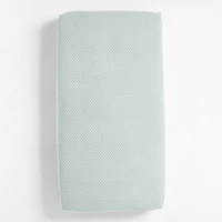 Modern Star Organic Brushed Cotton Blue Baby Crib Fitted Sheet