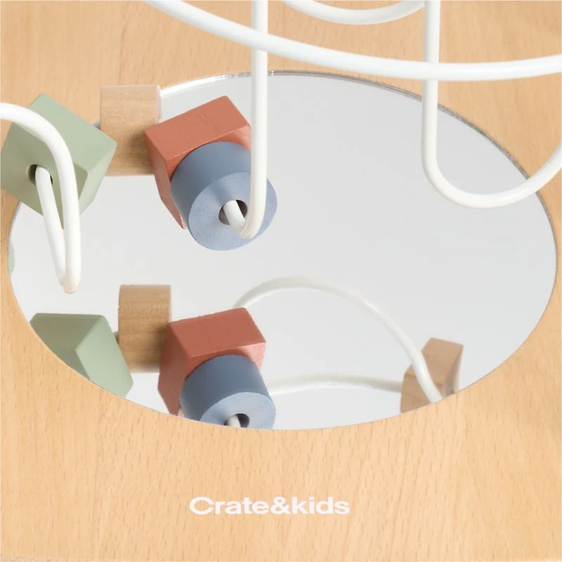 Modern Toddler Wooden Bead Maze