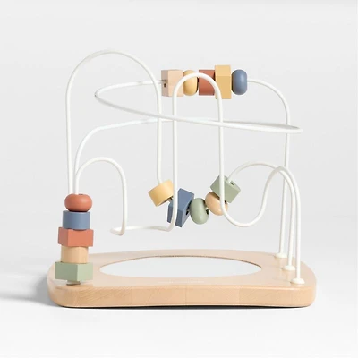 Modern Toddler Wooden Bead Maze