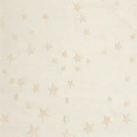Modern Star Wool Pampas Ivory Kids 12"x18" Rug Swatch