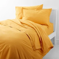 Modern Star Kids Organic Brushed Cotton Yellow Queen Sheet Set
