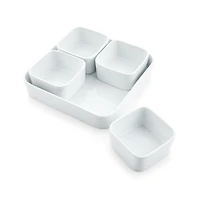 Modular 5-Piece Square Serving Set