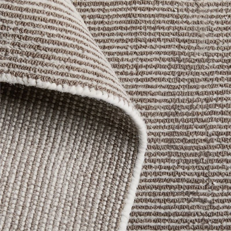 Monaco Performance Handwoven Brown Area Rug 6'x9'