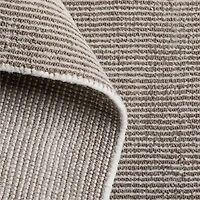 Monaco Performance Handwoven Brown Area Rug 6'x9'