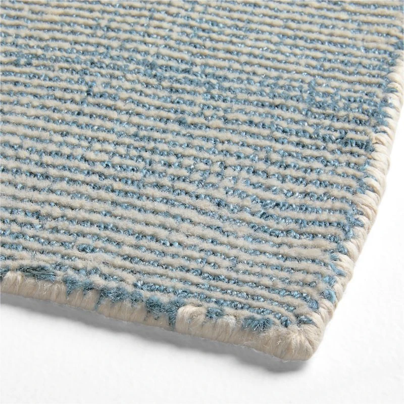 Monaco Performance Handwoven Light Blue Area Rug 8'x10'