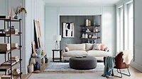 Beckett Grey Wash 4-High Shelf