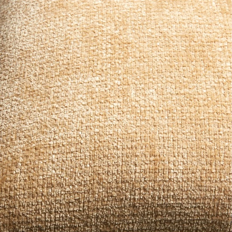 Monarch Chenille 18x18 Ocher Yellow Throw Pillow Cover