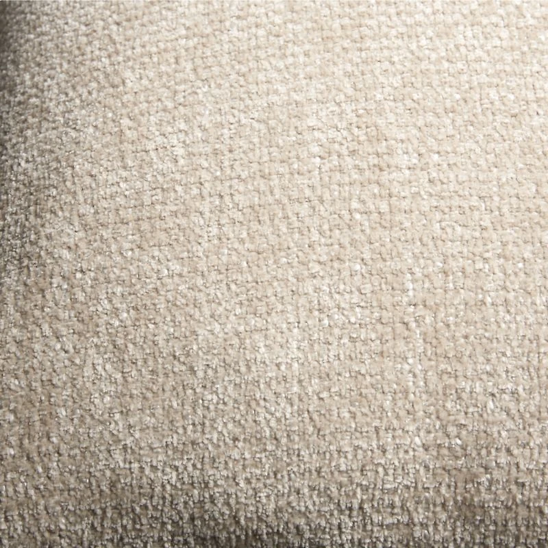 Monarch Chenille 18x18 Sand Beige Throw Pillow Cover