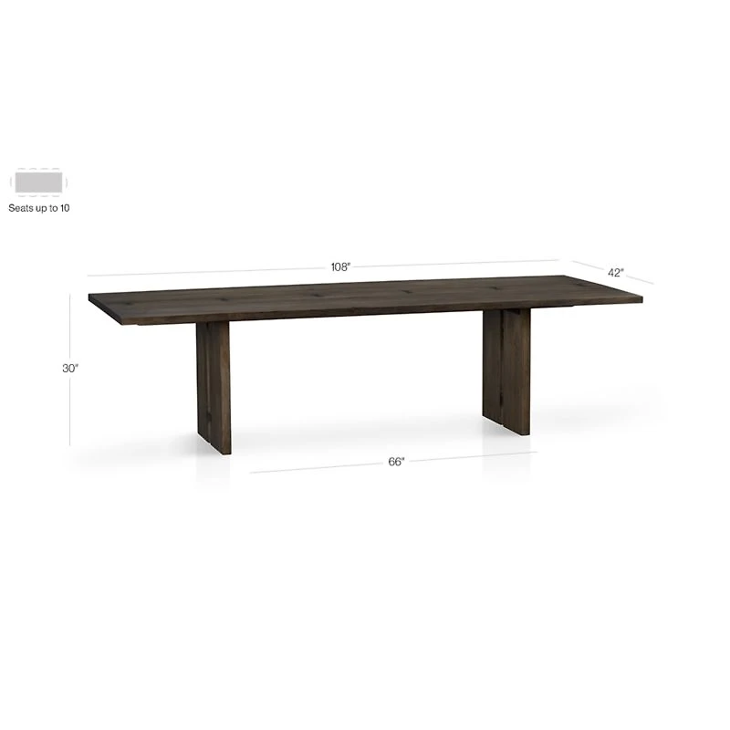 Monarch Shiitake 108" Dining Table