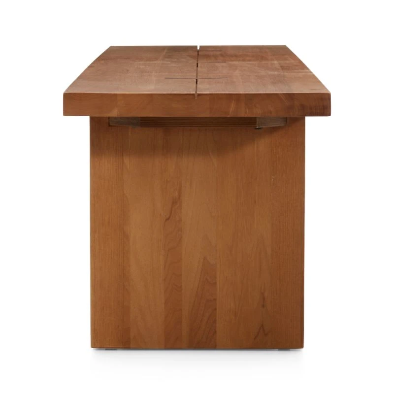 Monarch Natural 65" Solid Walnut Bench