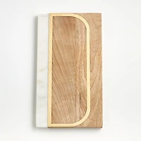 "D" Monogrammed Serving Board