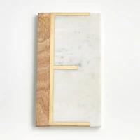 "I" Monogrammed Serving Board