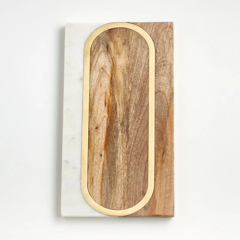"O" Monogrammed Serving Board