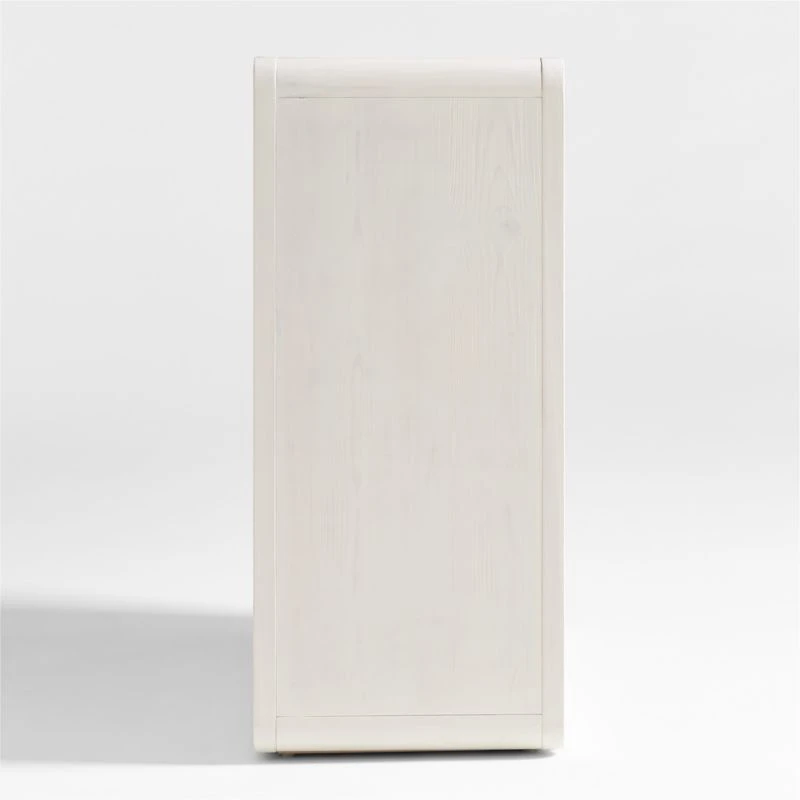 Montauk White Wood 2-Shelf Bookcase by Leanne Ford