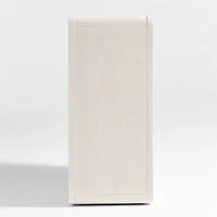 Montauk White Wood 2-Shelf Bookcase by Leanne Ford