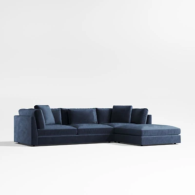 Monterey Modular 3-Piece Reversible Sectional Sofa with Ottoman