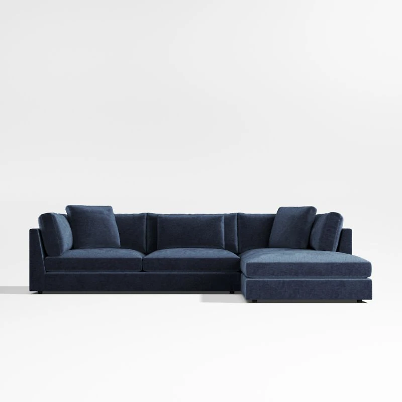 Monterey Modular 3-Piece Reversible Sectional Sofa with Ottoman