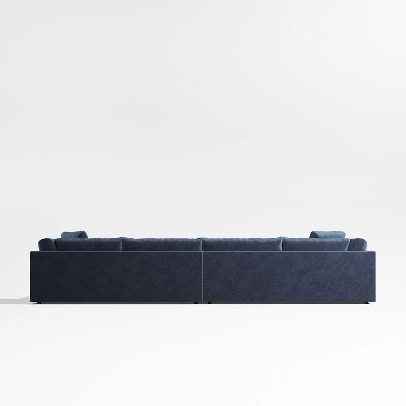 Monterey Modular 4-Piece U-Shaped Sectional Sofa with Double Ottoman