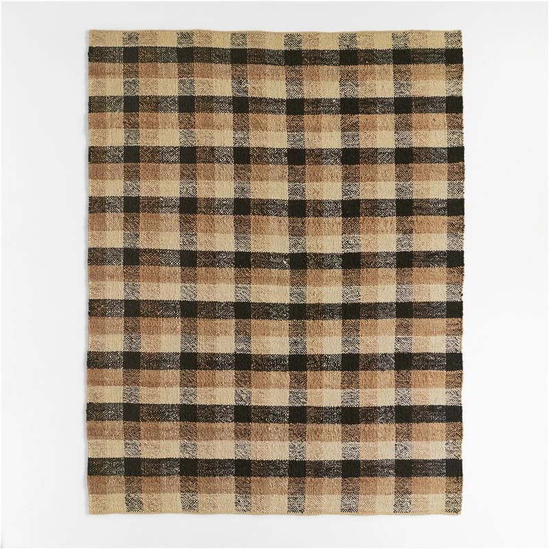 Montreaux Jute Black Handwoven Area Rug 10'x14'