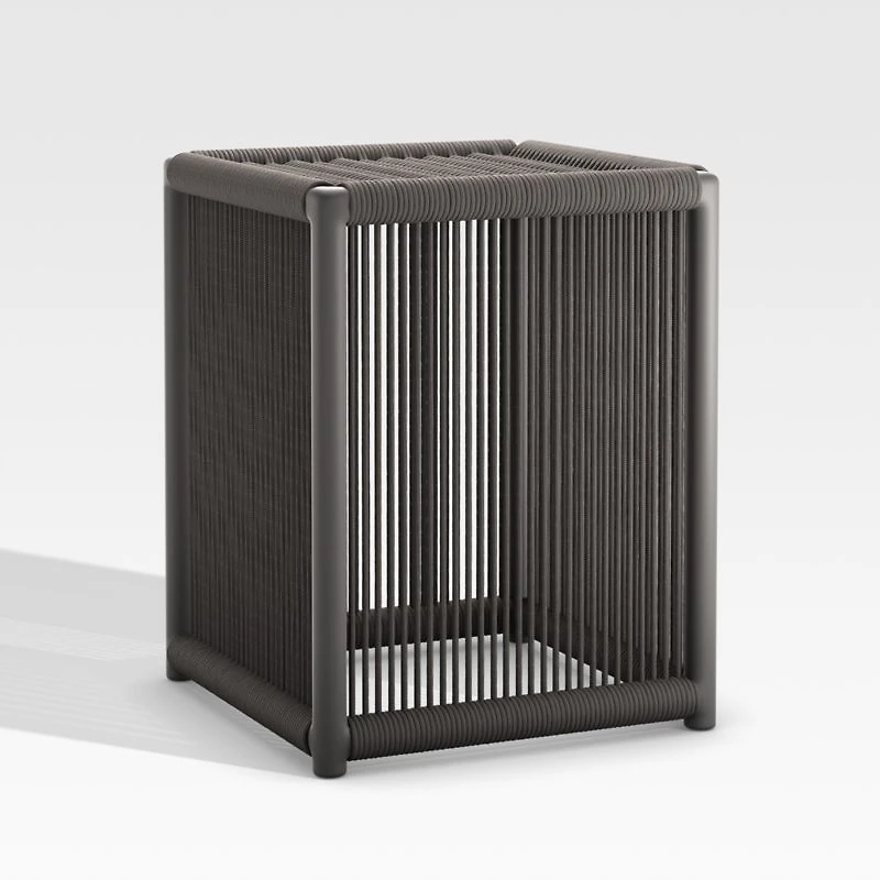 Morocco Graphite Outdoor Accent Table