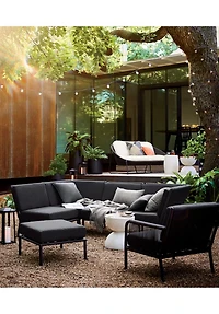 Morocco Graphite Lounge Chair