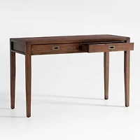 Morris 48" Chocolate Brown Writing Desk