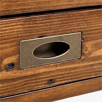 Morris 48" Chocolate Brown Writing Desk