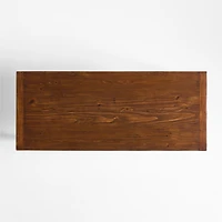 Morris 48" Chocolate Brown Writing Desk