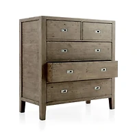 Morris Ash Grey 5-Drawer Chest