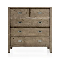 Morris Ash Grey 5-Drawer Chest