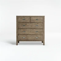 Morris Ash Grey 5-Drawer Chest