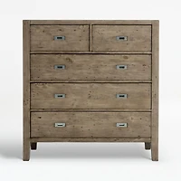 Morris Ash Grey 5-Drawer Chest