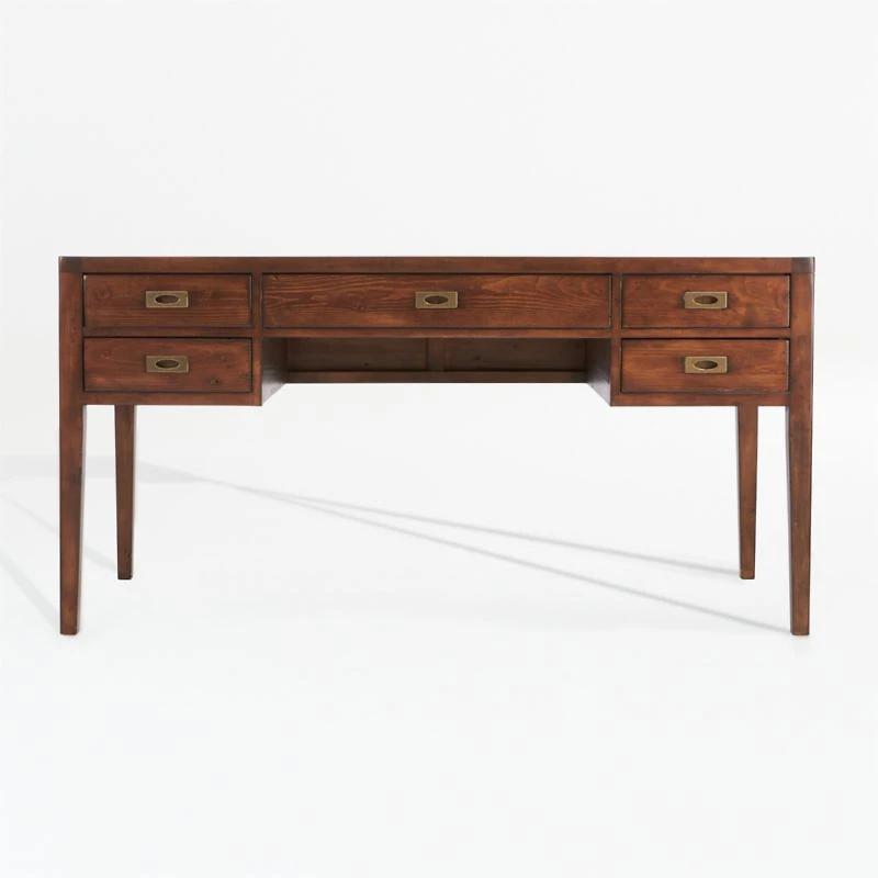 Morris 60" Chocolate Brown Desk