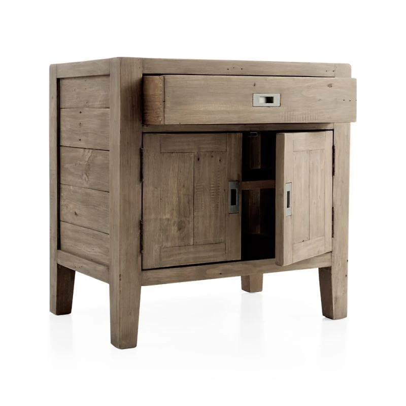 Morris Ash Grey Nightstand