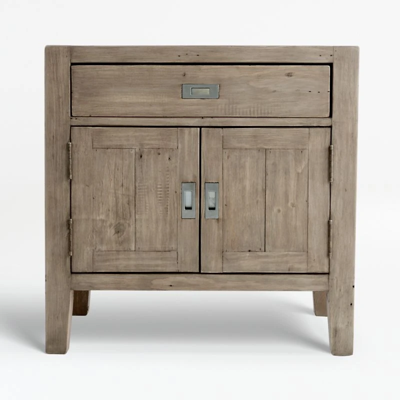 Morris Ash Grey Nightstand